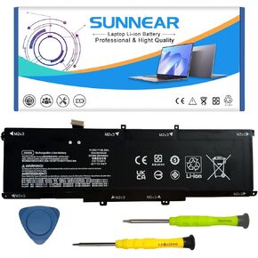ZG06XL L07045-855 Laptop Battery Compatible with HP Elitebook 1050 G1 ZBook Studio G5 X360 G5 Series Laptop HSTNN-1B8H HSTNN-IB8H HSN-Q11C L07046-855 L07351-1C1 11.55V 95.9Wh 6-Cells