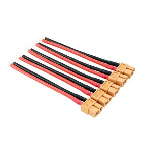 5pcs XT60 / XT-60 Female Connectors w/ 10cm 14awg Wire for Turnigy/Zippy(BDHI-25)