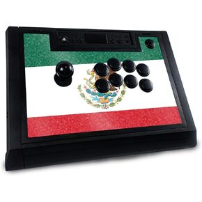 Gaming Skin Compatible with Hori Fighting Stick Alpha (PS5, PS4, PC) - Solid Baby Blue - Premium 3M Vinyl Protective Wrap Decal Cover - Easy to Apply | Crafted in The USA by MightySkins