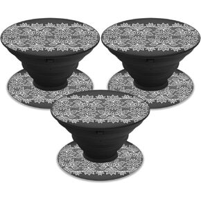MightySkins Skin Compatible with PopSocket PopSocket - Floral Lace | Protective, Durable, and Unique Vinyl Decal wrap Cover | Easy to Apply, Remove, and Change Styles | Made in The USA