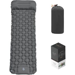 Wind Tour Sleeping Pad Hiking Mattress Pad Ultralight TPU Camping Beach Mat Air Mattress for Backpacking Outdoor Camping (Blue)