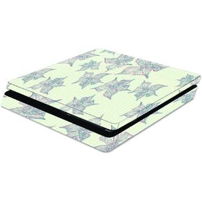 MightySkins Skin Compatible with Sony Playstation 4 Slim PS4 wrap Cover Sticker Skins 3D Flowers