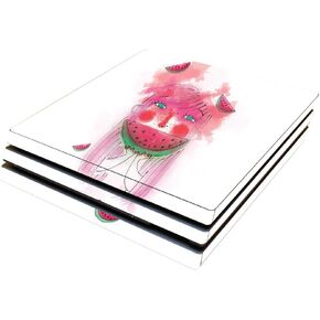 MightySkins Skin Compatible with Sony Playstation 4 Pro PS4 wrap Cover Sticker Skins July Watermelon