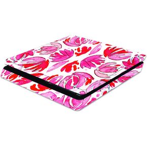MightySkins Skin Compatible with Sony Playstation 4 Slim PS4 wrap Cover Sticker Skins Red Petals