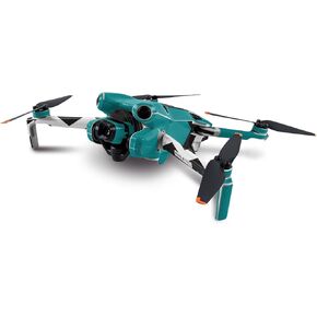 MightySkins Skin Compatible with DJI Mini 4 Pro - Teal Chevron | Protective, Durable, and Unique Vinyl Decal wrap Cover | Easy to Apply, Remove, and Change Styles