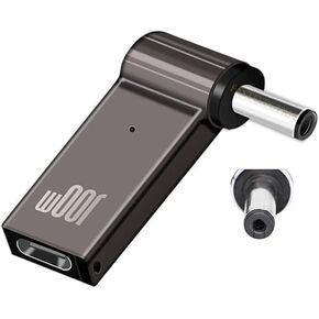 USB C to for Asus Laptop Charging Adapter Female Type C to Male DC 4.0 x 1.35mm Barrel Jack Plug Converter 65W or 100W PD Power Charger Connector Tip for Asus X201E X202E X540 X541 X553M X541NA X542UA