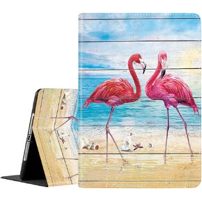 حافظة لجهاز iPad 9th / 8th / 7th Generation (2021/2020/2019) 10.2 بوصة/iPad Air 10.5 بوصة 2019 / iPad Pro 10.5 بوصة، غطاء جلدي ذكي مع تنبيه/غفو تلقائي، علم أمريكي أزرق رفيع in Kuwait