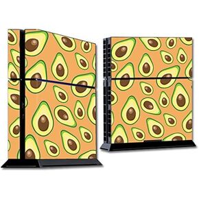 MightySkins Skin Compatible with Sony Playstation 4 PS4 Console wrap Sticker Skins Orange Avocados