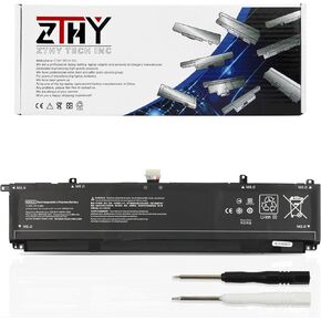 ZTHY 83Wh WK06XL M41711-005 Laptop Battery Replacement for HP Omen 16-b0xxx 16-b0000TX 16-B0047TX 16-C0xxx 16-C0167AX 16-b1001TX 16-k0031TX 16-n0023dx Omen 7 Plus 17-ck0xxx 17T-CK100 WK06083XL 11.58V
