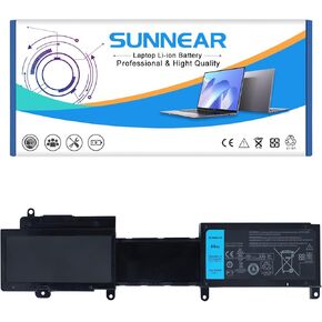 2NJNF Battery Replacement for Dell Inspiron 14z-5423 15z-5523 Ultrabook Series Laptop 8JVDG T41M0 TPMCF 11.1V 44Wh 6-Cell