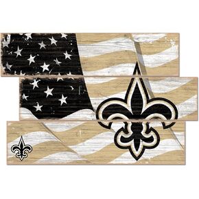 Fan Creations New Orleans Saints 3-Plank Team Flag