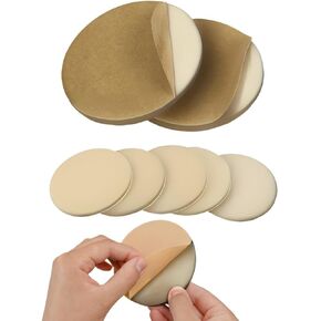 XCEL 20 Pack 3.6" Paintable Door Knob Stopper Door Bumpers Bulk Neoprene Door Stops for Walls, Door Knob Wall Protectors, Wall Door Stoppers Adhere to Wall Paint to Match (Black – 20 Pack)