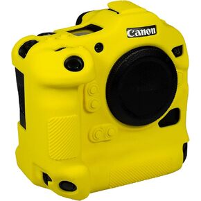 Easy Hood Camera Case for Canon EOS R3 Mirrorless Camera, Anti-Scratch Soft Silicone Rubber Case Protective Body Housing Protector Skin Cover