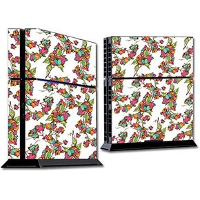 MightySkins Skin Compatible with Sony Playstation 4 PS4 Console wrap Sticker Skins Bouganvilla