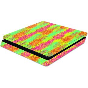 MightySkins Skin Compatible with Sony PlayStation 4 Slim PS4 wrap Cover Sticker Skins Spring Pines