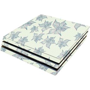 MightySkins Skin Compatible with Sony Playstation 4 Pro PS4 wrap Cover Sticker Skins 3D Flowers