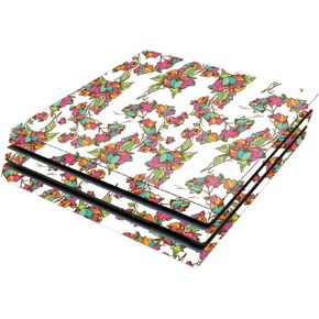 MightySkins Skin Compatible with Sony Playstation 4 Pro PS4 wrap Cover Sticker Skins Bouganvilla