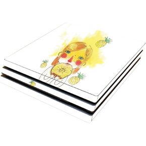 MightySkins Skin Compatible with Sony Playstation 4 Pro PS4 wrap Cover Sticker Skins March Pineapple
