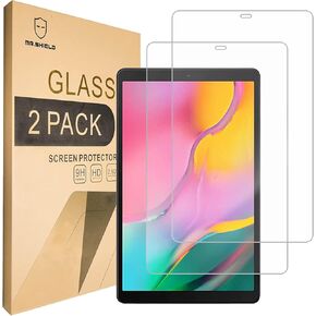 Mr.Shield [2-PACK] Designed For Samsung Galaxy Tab A 10.1 (2019) [Tempered Glass] Screen Protector with Lifetime Replacement