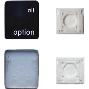 Replacement Individual AP08 Type Right Option(ALT) Key Cap and Hinges for MacBook Pro Model A1425 A1502 A1398 for MacBook Air Model A1369/A1466 Keyboard to Replace The Right Option Key Cap and Hinge