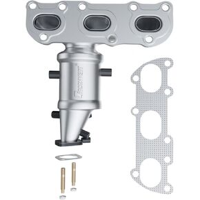 CIRconvert 【متفوقة 】 المحول الحفاز الأمامي الأيمن متوافق مع 2013 2014 2015 2016 2017 2018 Hyundai Santa Fe / Fe XL 3.3L V6، 2020-2022 Kia Telluride 3.8L V6 المحول الحفاز (متوافق مع EPA) in Kuwait