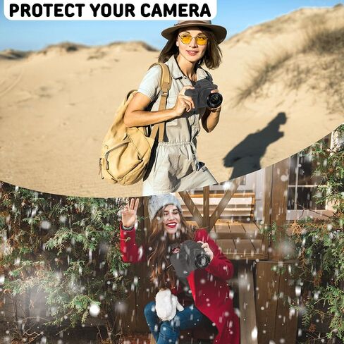 Camera Case for A7II/ A7RII / A7SII / A7MII - Protective Silicone DSLR Skin Cover, Detachable Cage, Shockproof, Dustproof (Black) in Saudi Arabia
