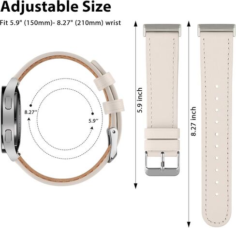 18mm Leather watch band Compatible with Garmin Venu 2s/ Venu 3S/Vivoactive 4s/Vivomove 3S/forernnner 255s bands, Quick Release Replacement Band for Garmin Forerunner 255S/ 265S Women in Saudi Arabia