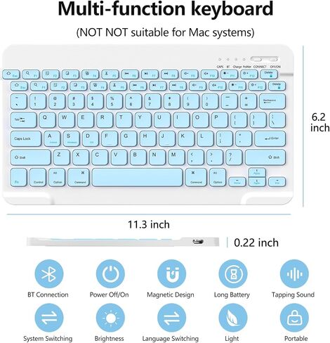 aMZCaSE for iPad Pro 13 inch Case 2024 with Keyboard,M4 of iPad 13 Pro Keyboard Case with Bluetooth Wireless Detachable Smart Sleep/Wake Keyboard&Pencil Holder for iPad Pro 13 inch,Black in Saudi Arabia