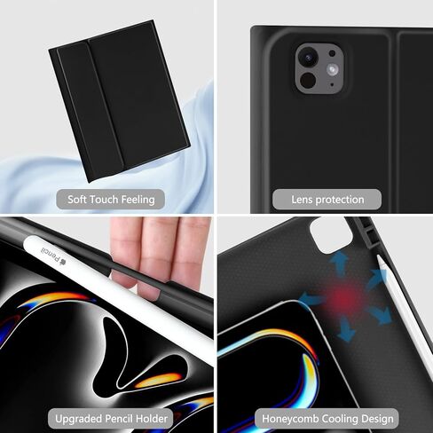 حافظة لوحة المفاتيح لجهاز سامسونج جالاكسي تاب S8 الترا 14.6 بوصة 2022، لوحة مفاتيح بلوتوث قابلة للفصل مغناطيسيًا، غطاء حامل نحيف خفيف الوزن مع حامل قلم S، النوم/الاستيقاظ التلقائي، SM-X900/X906، أسود in Kuwait