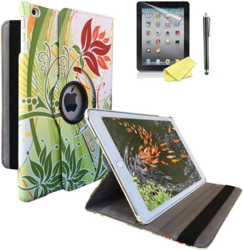 حافظة لجهاز iPad Air الجيل الأول موديلات A1474 A1475A1476 حامل دوار 360 درجة مع وظيفة الاستيقاظ/النوم أيضًا لجهاز iPad 6th 5th Air2nd Generation 9.7 بوصة (أزرق ملكي) in Kuwait