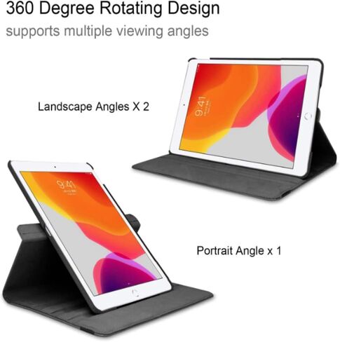 حافظة لجهاز iPad Air الجيل الأول موديلات A1474 A1475A1476 حامل دوار 360 درجة مع وظيفة الاستيقاظ/النوم أيضًا لجهاز iPad 6th 5th Air2nd Generation 9.7 بوصة (أزرق ملكي) in Kuwait
