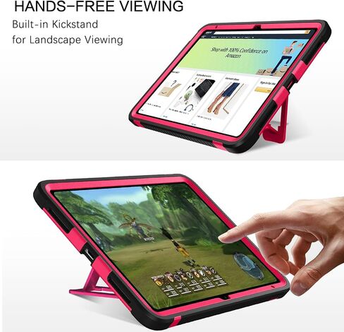 BENTOBEN for iPad 10th Generation Case, iPad 10.9 Case 2022 with Kickstand Glitter Sparkly 3 Layers Rugged Shockproof Protective Tablet Cover Case for iPad 10.9 Inch 2022 Release, Rose Gold in Saudi Arabia