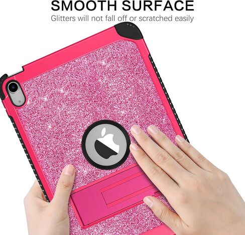 BENTOBEN for iPad 10th Generation Case, iPad 10.9 Case 2022 with Kickstand Glitter Sparkly 3 Layers Rugged Shockproof Protective Tablet Cover Case for iPad 10.9 Inch 2022 Release, Rose Gold in Saudi Arabia