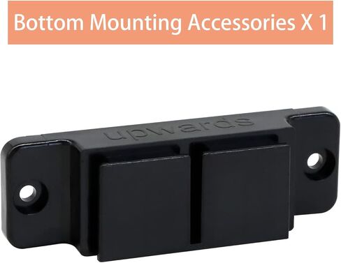 Retractable Baby Gate Replacement Parts Mesh Baby Gate Hardware Retractable Dog Gate Full Set Wall Mounting Baby Gate Parts Retractable Pet Gate Accessories with Screws, Black in Saudi Arabia