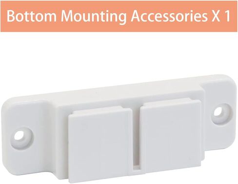 Retractable Baby Gate Replacement Parts Mesh Baby Gate Hardware Retractable Dog Gate Full Set Wall Mounting Baby Gate Parts Retractable Pet Gate Accessories with Screws, Black in Saudi Arabia