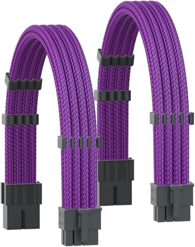 وصلة كابل PC Cablemod، 18AWG ATX 24P+ (2) EPS 8-P+(1) PCI-E8-P مع أمشاط كابل، مصنوعة من مواد مطلية بالذهب in Saudi Arabia