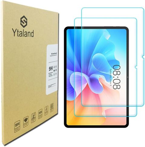 واقي شاشة زجاجي Ytaland لهاتف TECLAST T40S / T40 Plus / T40 Pro مقاس 10.4 بوصة، [عبوتان] غطاء فيلم زجاجي مقوى مضاد لبصمات الأصابع وخالي من الفقاعات in Kuwait