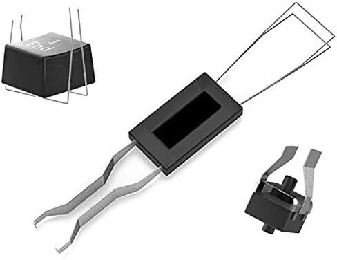 Gikfun Keycap Puller الاستاتيكيه كليب كماشة مفاتيح لوحة دوائر كهربائية IC أداة إزالة الرقائق مع فرشاة تنظيف للوحة المفاتيح الميكانيكية EK1509 in Kuwait