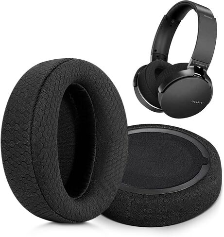 وسائد أذن بديلة من XBERSTAR لسماعات Sony MDR-XB950BT، وسائد أذن لسماعات الرأس، وأجزاء إصلاح أكواب الأذن (وسادات أذن شبكية سوداء) in Saudi Arabia