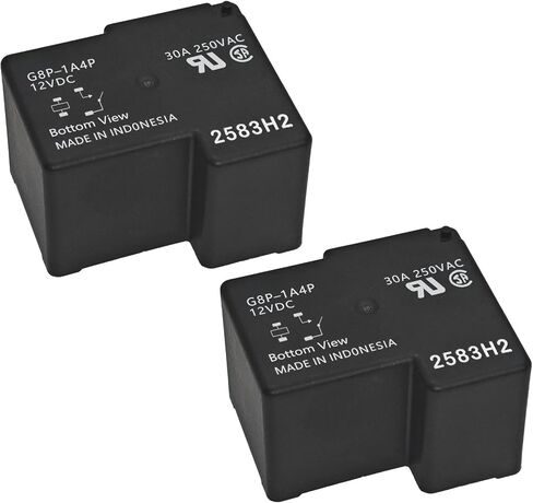 G8P-1A4P Fully-Sealed PCB Relay 12VDC 30A - 4Pins 30A 250VAC Relay for PC Board or Panel-Mounted Applications, Solve F01 Code Problem of Dryer in Saudi Arabia