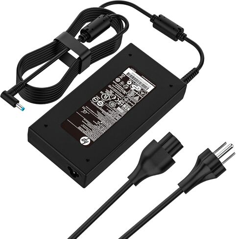 شاحن تيار متردد أصلي 150 وات لجهاز HP ZBook Studio15 G3 G4 G5 ZBook Fury G9 G10 15 17 G7 G8 Pavilion Gaming 15 17 OMEN x by 15 17 ADP-150XB B 776620-001 917677-003 917677-001 19.5V 7.7A محول طاقة الكمبيوتر المحمول in Kuwait