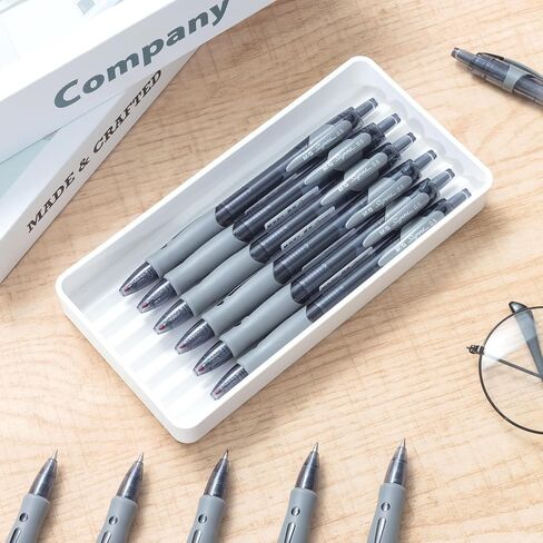 M&G 30 Pcs Gel Pens, 0.5mm Black Ink Gel Pen Fine Point Pens, Retractable Gel Ink Rollerball Pens, Quick Dry Gel Ink Pens with Large Capacity Ink Smooth Writing for Office School Women Men (Modern) in Kuwait