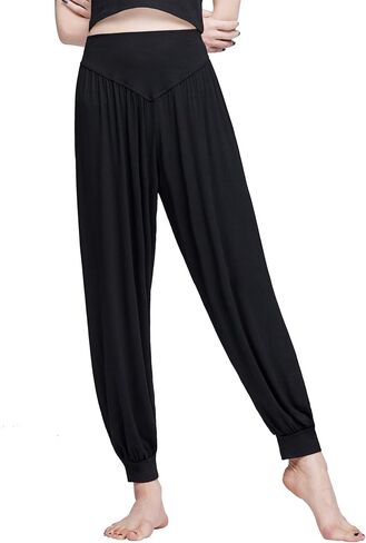 Daydance Modal Grey Harem Pants for Women Ballet, Loose Sweatpants for Yoga, Dance, Exercise, Jogging in Saudi Arabia