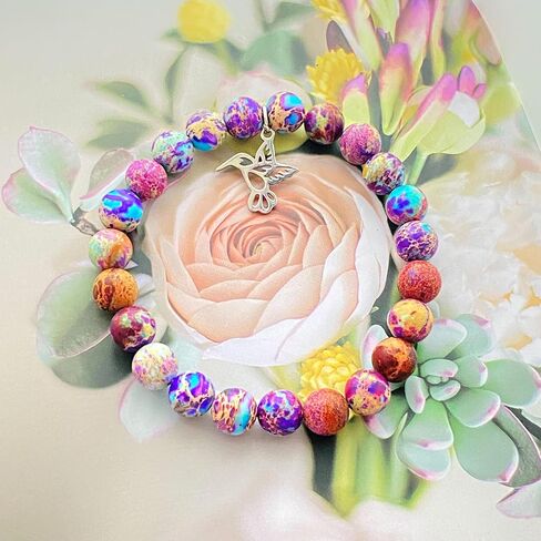 Hummingbird Bracelet for Women Hummingbird Lover Gifts Hummingbird Charm Jewelry Hummingbird Inspirational Gifts for Mom Daughter Sister Niece Granddaughter Best Friend Women Girls Birthday Gift in Kuwait