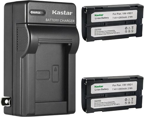 بطارية بديلة من Kastar مكونة من 4 قطع وشاحن حائط تيار متردد لـ JVC BN-V812، BN-V812U، BN-V814، BN-V814U، JVC GR-DLS1U، GR-DV9000، GR-DVL، GR-DVL9000، GR-DVL9000U، GR -DVM1، GR-DVM1U، GR-DVM801، GR-VBM1 in Kuwait