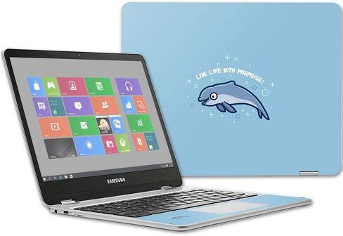 غلاف MightySkins متوافق مع جهاز Samsung Chromebook Plus مقاس 12.3 بوصة (2017 - نحلة الجمعة غير الرسمية | غطاء مغلف من الفينيل واقٍ ومتين وفريد ​​من نوعه | سهل التركيب والإزالة وتغيير الأنماط | صنع في الولايات المتحدة الأمريكية in Saudi Arabia