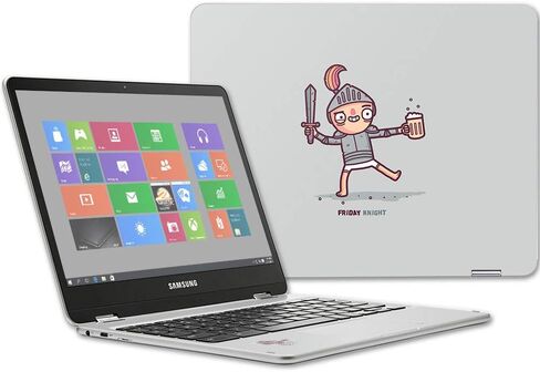 غلاف MightySkins متوافق مع جهاز Samsung Chromebook Plus مقاس 12.3 بوصة (2017 - نحلة الجمعة غير الرسمية | غطاء مغلف من الفينيل واقٍ ومتين وفريد ​​من نوعه | سهل التركيب والإزالة وتغيير الأنماط | صنع في الولايات المتحدة الأمريكية in Saudi Arabia