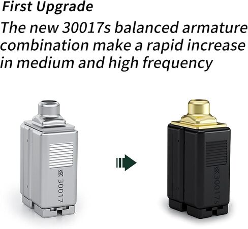 سماعة أذن KZ AST مزودة بـ 12 وحدة BA عالية الدقة وشاشة صوت جهير وسماعة أذن متوازنة وسدادات أذن لتقليل الضوضاء وهندسة الجسم وسماعة موسيقى رياضية مريحة (بدون ميكروفون، أسود) in Kuwait