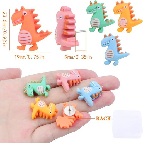 30pcs Mixed Styles Creative Decorative Push Pins Cute Sunflower Bee Butterfly Pushpins Thumb Tacks with a Box for Photos Wall Office Cork/Bulletin Boards Decoration in Saudi Arabia