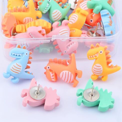 30pcs Mixed Styles Creative Decorative Push Pins Cute Sunflower Bee Butterfly Pushpins Thumb Tacks with a Box for Photos Wall Office Cork/Bulletin Boards Decoration in Saudi Arabia